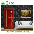China de alta calidad de estilo francés de lujo de madera sólida puerta